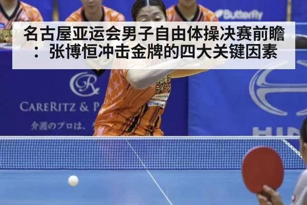 名古屋亚运会男子自由体操决赛前瞻：张博恒冲击金牌的四大关键因素
